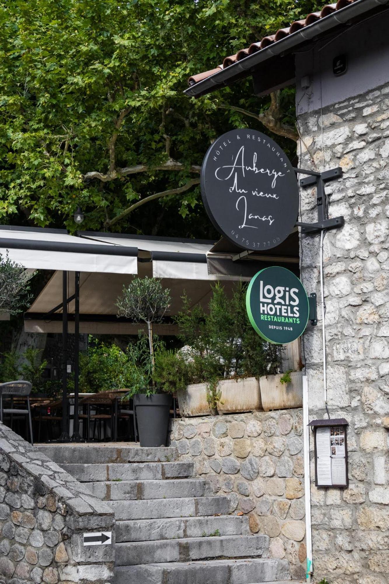 Auberge Du Vieux Lanas Logis Hotel Restaurant Exterior photo
